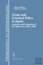 Crime And Criminal Policy In Japan