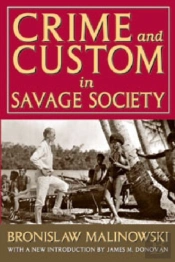 Crime And Custom In Savage Society