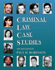 Criminal Law Case Studies
