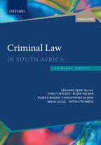 Criminal Law In South Africa