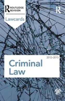 Bertrand.pt - Criminal Lawcards 2012-2013