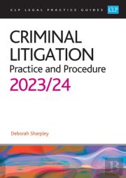 Criminal Litigation: 2023/2024