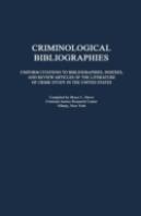 Criminological Bibliographies