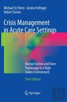 Crisis Management In Acute Care Settings