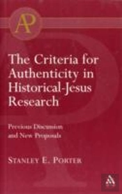 Criteria For Authenticity In Historical-Jesus Research