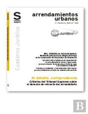 Criterios Del Tribunal Supremo Sobre El Derecho De Retracto Del Arrendatario