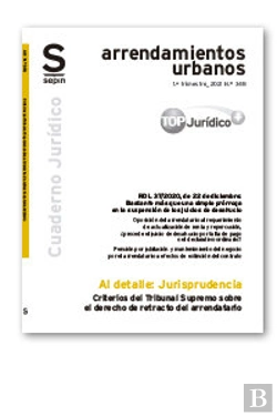 Bertrand.pt - Criterios Del Tribunal Supremo Sobre El Derecho De Retracto Del Arrendatario