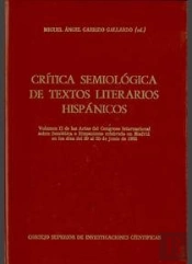 Crítica Semiológica De Textos Literarios Hispánicos