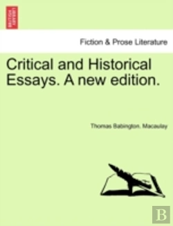 Bertrand.pt - Critical And Historical Essays. A New Ed