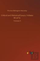 Critical And Historical Essays, Volume Iii (Of 3)