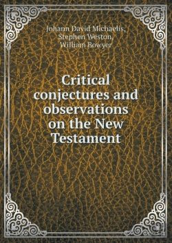 Bertrand.pt - Critical Conjectures And Observations On The New Testament