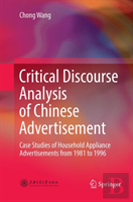 Critical Discourse Analysis Of Chinese Advertisement
