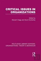 Critical Issues In Organizations (Rle: Organizations)