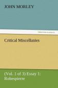 Critical Miscellanies (Vol. 1 Of 3) Essay 1