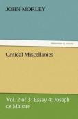 Critical Miscellanies (Vol. 2 Of 3) Essay 4