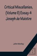Critical Miscellanies, (Volume Ii) Essay 4