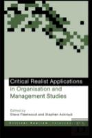 Critical Realist Applications In Organisation And Management Studies
