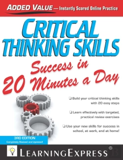 Bertrand.pt - Critical Thinking Skills Success In 20 Minutes A Day, 3rd Edition