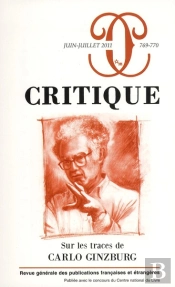 Critique 769- 770: Carlo Ginzburg Et L'H