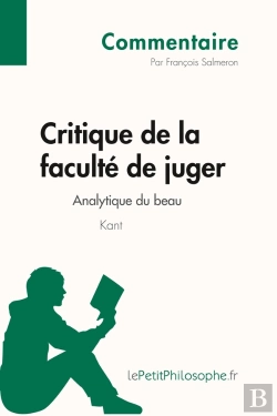 Bertrand.pt - Critique De La Faculté De Juger De Kant : Analytique Du Beau