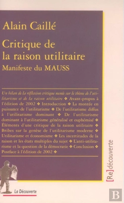 Bertrand.pt - Critique De La Raison Utilitaire