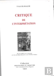 Critique De L'Interprétation