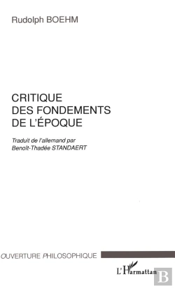Bertrand.pt - Critique Des Fondements De L'Epoque