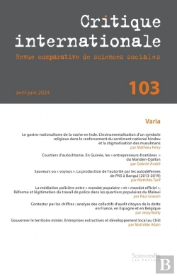 Bertrand.pt - Critique Internationale 103