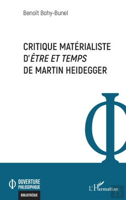 Bertrand.pt - Critique Matérialiste D'Être Et Temps De Martin Heidegger