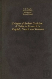 Critique Of Beckett Criticism