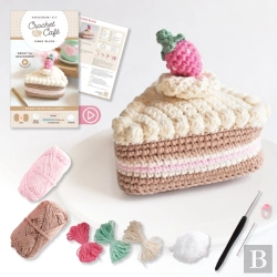 Bertrand.pt - Crochet Cafe Amigurumi Kit Cake Slice