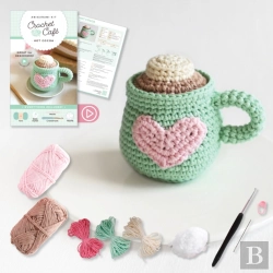 Bertrand.pt - Crochet Cafe Amigurumi Kit Hot Cocoa