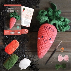 Bertrand.pt - Crochet Your Veggies Amigurumi Kit Carrot