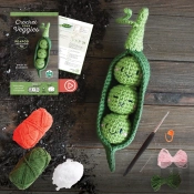 Crochet Your Veggies Amigurumi Kit Peapod