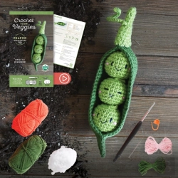 Bertrand.pt - Crochet Your Veggies Amigurumi Kit Peapod