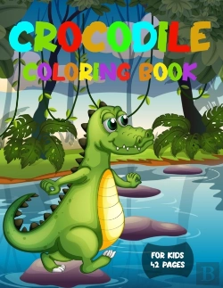 Bertrand.pt - Crocodile Coloring Book For Kids 42 Pages