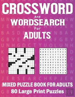 Bertrand.pt - Crossword And Word Search Book For Adults