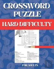 Crossword Puzzle Book For Adults Hard Difficulty