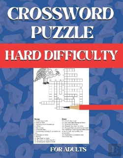 Bertrand.pt - Crossword Puzzle Book For Adults Hard Difficulty