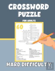 Crossword Puzzle Book For Adults Hard Difficulty