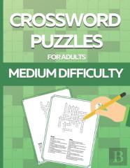 Crossword Puzzle Book For Adults Medium Difficulty