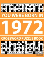 Crossword Puzzle Book-You Were Born In 1972