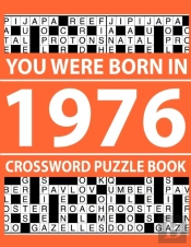 Crossword Puzzle Book-You Were Born In 1976