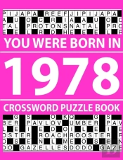 Crossword Puzzle Book-You Were Born In 1978