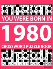 Crossword Puzzle Book-You Were Born In 1980