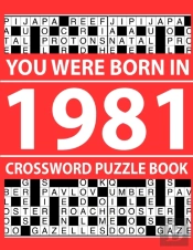 Crossword Puzzle Book-You Were Born In 1981