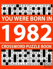 Crossword Puzzle Book-You Were Born In 1982