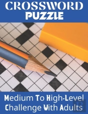 Crossword Puzzle Medium To High- Level Challange With Adults