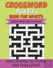 Crossword Puzzles Book For Adults Large Print Easy To Read