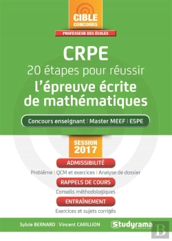 Bertrand.pt - Crpe 20 Etapes Pour Reussir L'Epreuve Ecrite De Mathematiques